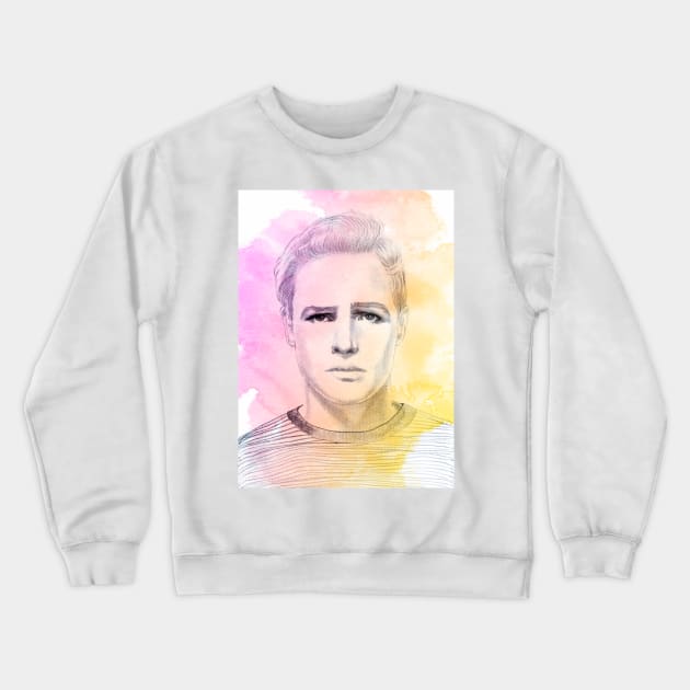 MARLON BRANDO Crewneck Sweatshirt by Svetlana Pelin